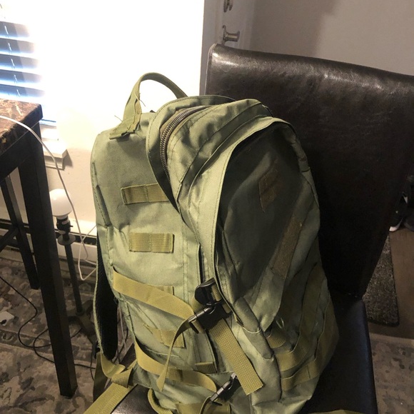 U.S. Army Tactical Pack Molle Web Olive Green Backpack Size 20”x13”x10” - Picture 5 of 13